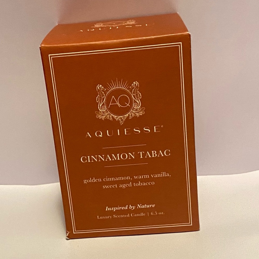 AQUIESSE Scented Candle Cinnamon Tabac 6.5 oz